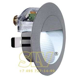 230201 DOWNUNDER LED 14 светильник встраиваемый IP44 c 14 белыми LED 0.8Вт, темно-серый SLV 230201 DOWNUNDER LED 14 светильник встраиваемый IP44 c 14 белыми LED 0.8Вт, темно-серый SLV