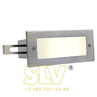 230232 BRICK LED 16 светильник встраиваемый IP44 c 16 белыми теплыми LED, 1Вт, сталь SLV 230232 BRICK LED 16 светильник встраиваемый IP44 c 16 белыми теплыми LED, 1Вт, сталь SLV