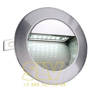 230301 DOWNUNDER LED 14 светильник встраиваемый IP44 c 14 белыми LED 0.8Вт, матир.алюминий (лак) SLV 230301 DOWNUNDER LED 14 светильник встраиваемый IP44 c 14 белыми LED 0.8Вт, матир.алюминий (лак) SLV