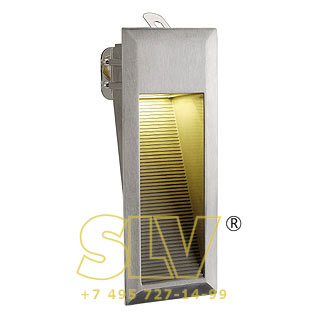 230312 DOWNUNDER LED 15 светильник встраиваемый IP44 c 15 белыми теплыми LED 0.9Вт, матир.алюминий (лак) SLV 230312 DOWNUNDER LED 15 светильник встраиваемый IP44 c 15 белыми теплыми LED 0.9Вт, матир.алюминий (лак) SLV