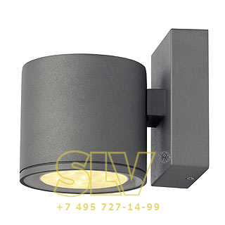 230332 SITRA 6x1W LED светильник настенный IP44 с 6 белыми теплыми PowerLED по 1Вт макс., темно-серый SLV 230332 SITRA 6x1W LED светильник настенный IP44 с 6 белыми теплыми PowerLED по 1Вт макс., темно-серый SLV