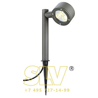 230375 SITRA EARTH SPIKE светильник IP54 для лампы GX53 9Вт макс., антрацит SLV 230375 SITRA EARTH SPIKE светильник IP54 для лампы GX53 9Вт макс., антрацит SLV
