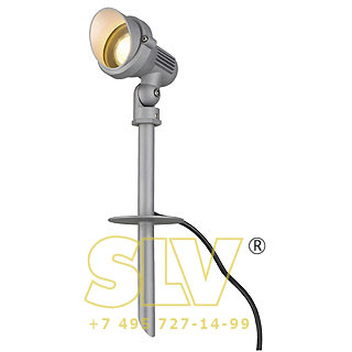 230545 EASYLITE, SPIKE GU10 светильник IP44 для лампы GU10 50Вт макс., серый SLV 230545 EASYLITE, SPIKE GU10 светильник IP44 для лампы GU10 50Вт макс., серый SLV