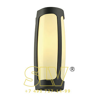 230645 MERIDIAN 3 светильник IP54 для лампы ELT E27 25Вт макс., антрацит SLV 230645 MERIDIAN 3 светильник IP54 для лампы ELT E27 25Вт макс., антрацит SLV
