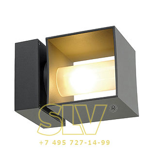 230674 SQUARE TURN G9 светильник настенный IP44 для лампы G9 42Вт макс., серебристый SLV 230674 SQUARE TURN G9 светильник настенный IP44 для лампы G9 42Вт макс., серебристый SLV