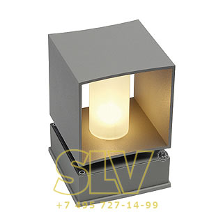 230694 SQUARE TURN светильник IP44 для лампы G9 42Вт макс., серебристый SLV 230694 SQUARE TURN светильник IP44 для лампы G9 42Вт макс., серебристый SLV