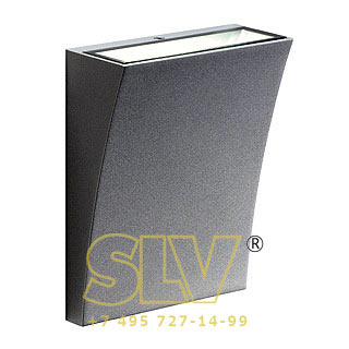 230794 DELWA WIDE светильник настенный IP44 с 2-мя PowerLED по 3,5Вт, серебристый/ LED белый теплый SLV 230794 DELWA WIDE светильник настенный IP44 с 2-мя PowerLED по 3,5Вт, серебристый/ LED белый теплый SLV