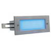 230237 BRICK LED 16 светильник встраиваемый IP44 c 16 синими LED, 1Вт, сталь