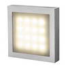 230252 AITES 16 LED светильник накладной IP23 1,5Вт, алюминий / LED тепло-белый