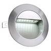 230301 DOWNUNDER LED 14 светильник встраиваемый IP44 c 14 белыми LED 0.8Вт, матир.алюминий (лак)